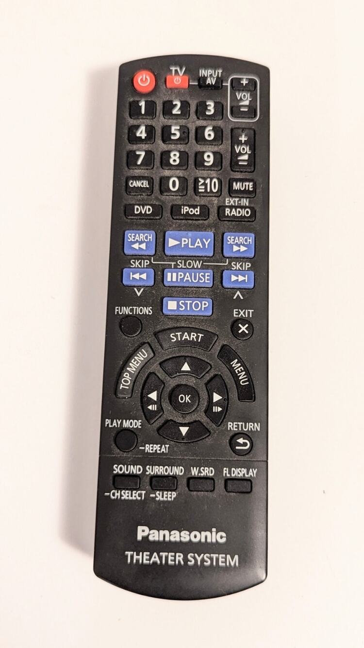 Original Panasonic Theater System Remote Controller AYB000215